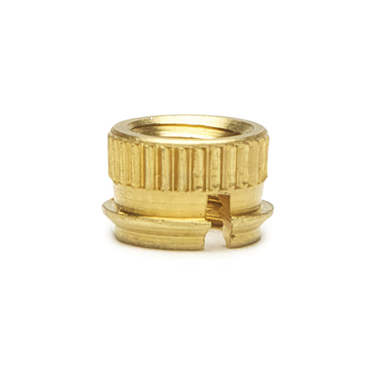 Custom Brass Threaded Insert for Plastic – Single Fin Type | OEM & ODM